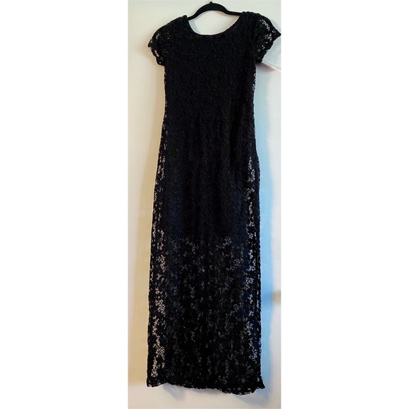 Xhilaration Dresses & Skirts - Black Lace Maxi Dress NWT